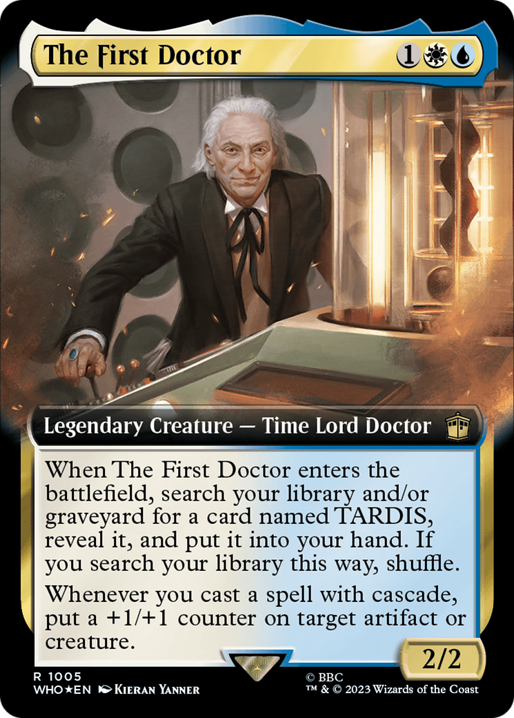 The First Doctor (Extended Art) (Surge Foil) [Doctor Who]-1