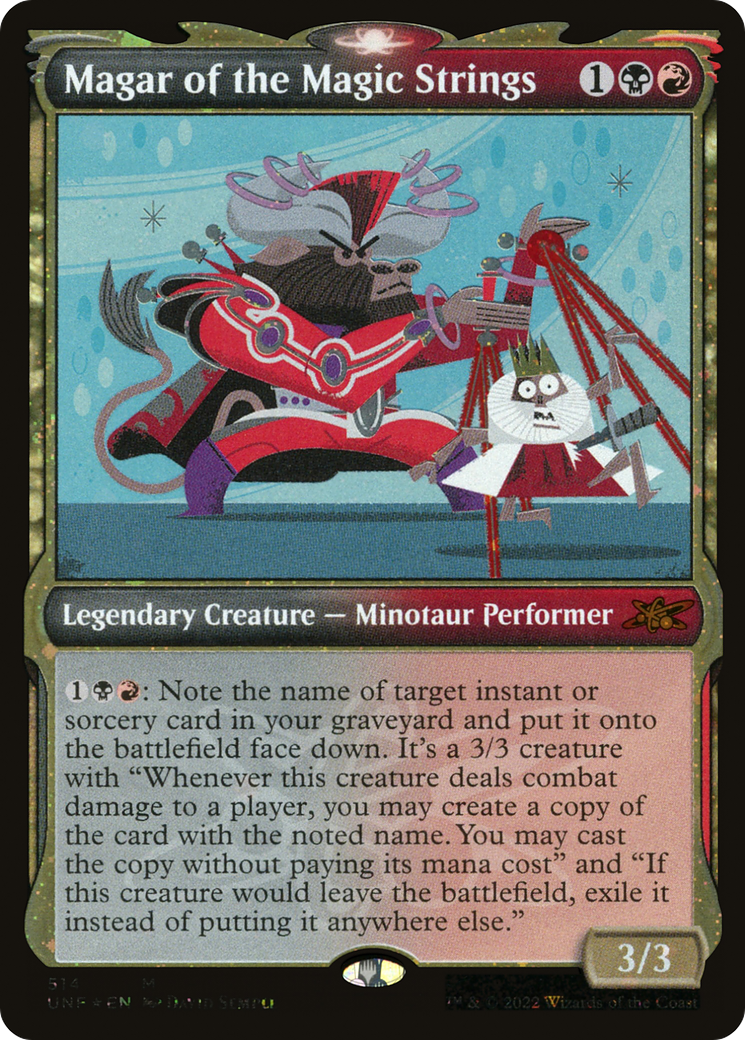 Magar of the Magic Strings (Showcase) (Galaxy Foil) [Unfinity]-1