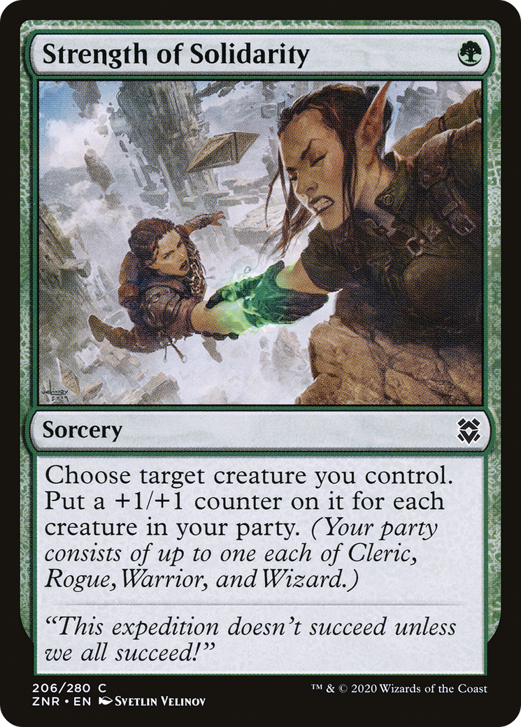 Strength of Solidarity [Zendikar Rising]-1