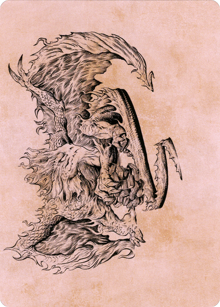 Miirym, Sentinel Wyrm // Miirym, Sentinel Wyrm (ACLB-071) - Battle for Baldur's Gate Art Series (Borderless)-1