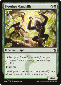 Hooting Mandrills [Khans of Tarkir]-1