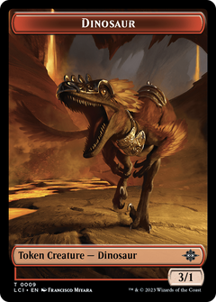 Vampire // Dinosaur (0009) Double-Sided Token [The Lost Caverns of Ixalan Tokens]-2
