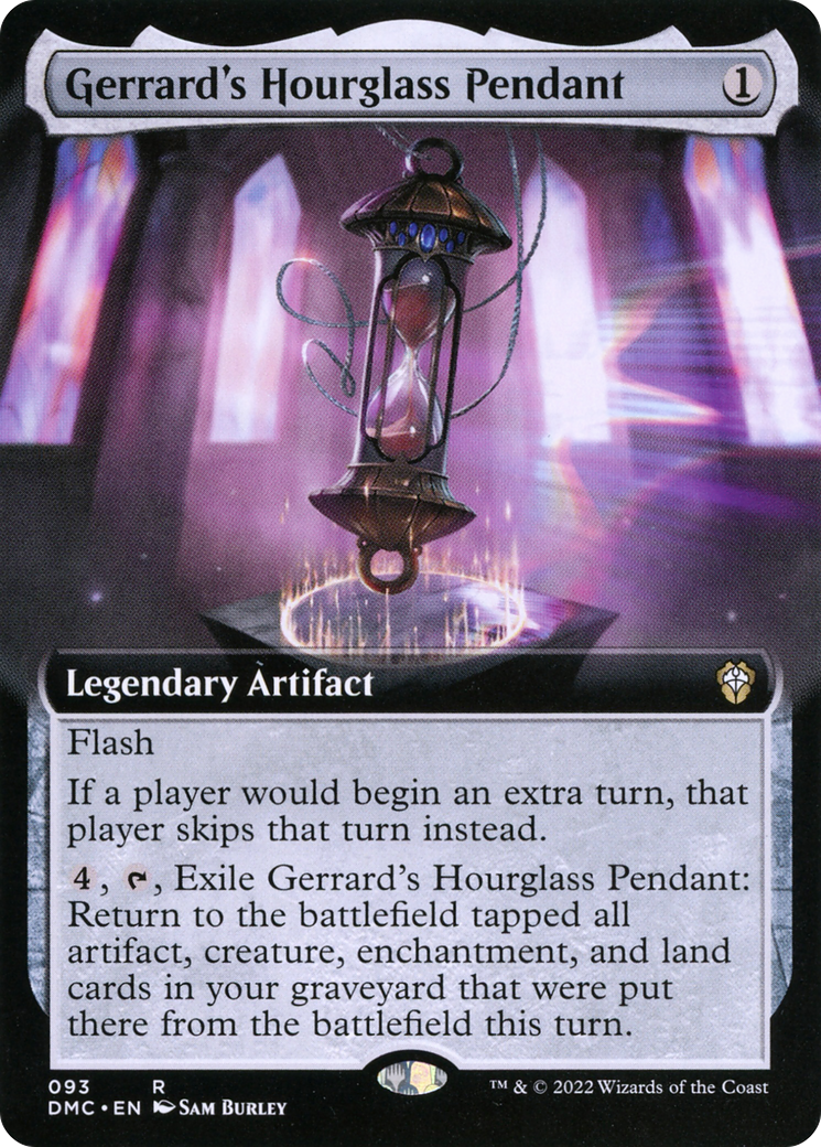 Gerrard's Hourglass Pendant (Extended Art) [Dominaria United Commander]-1