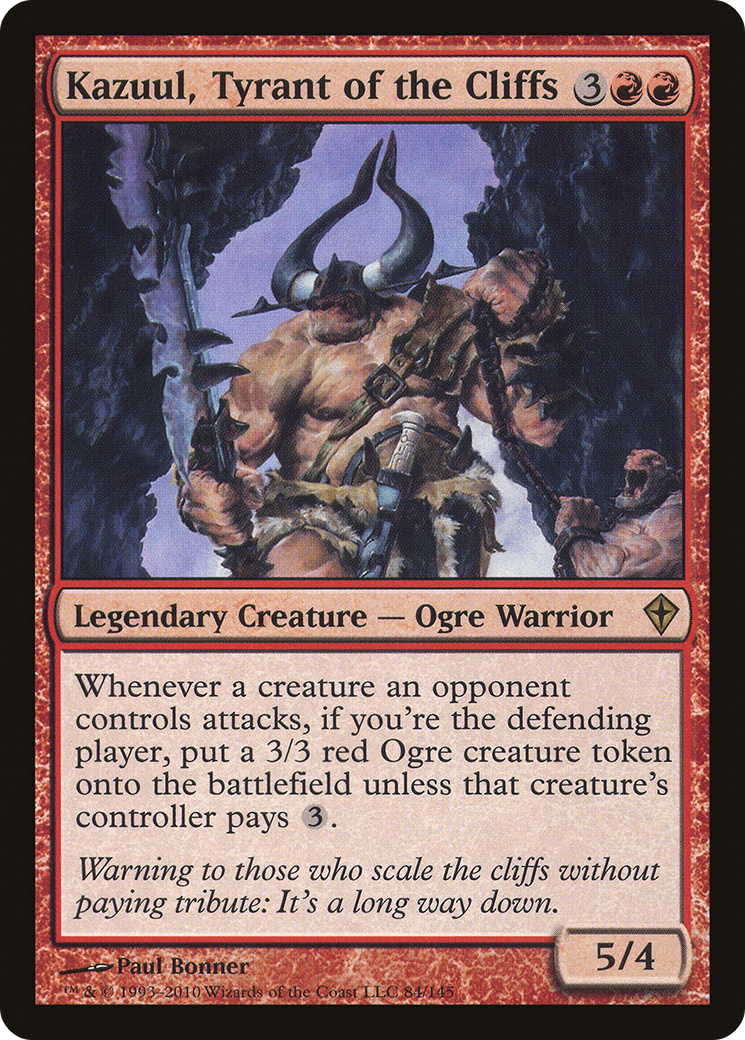 Kazuul, Tyrant of the Cliffs [Worldwake]-1
