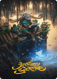 Tamiyo, Field Researcher Art Card (Gold-Stamped Signature) [Bloomburrow Art Series]-1