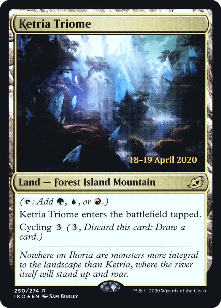 Ketria Triome [Ikoria: Lair of Behemoths Prerelease Promos]-1