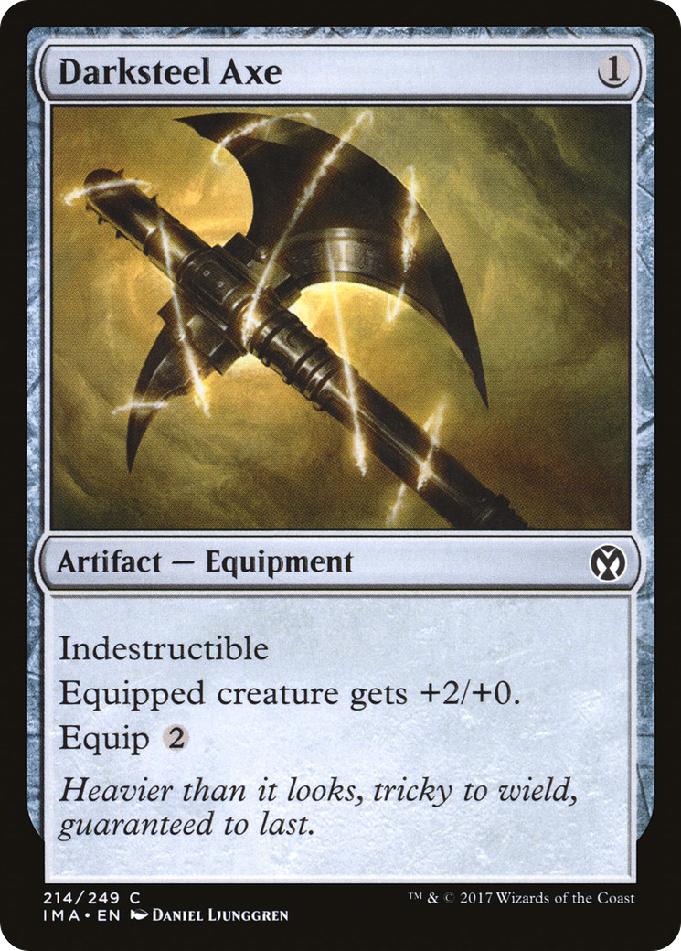 Darksteel Axe [Iconic Masters]-1