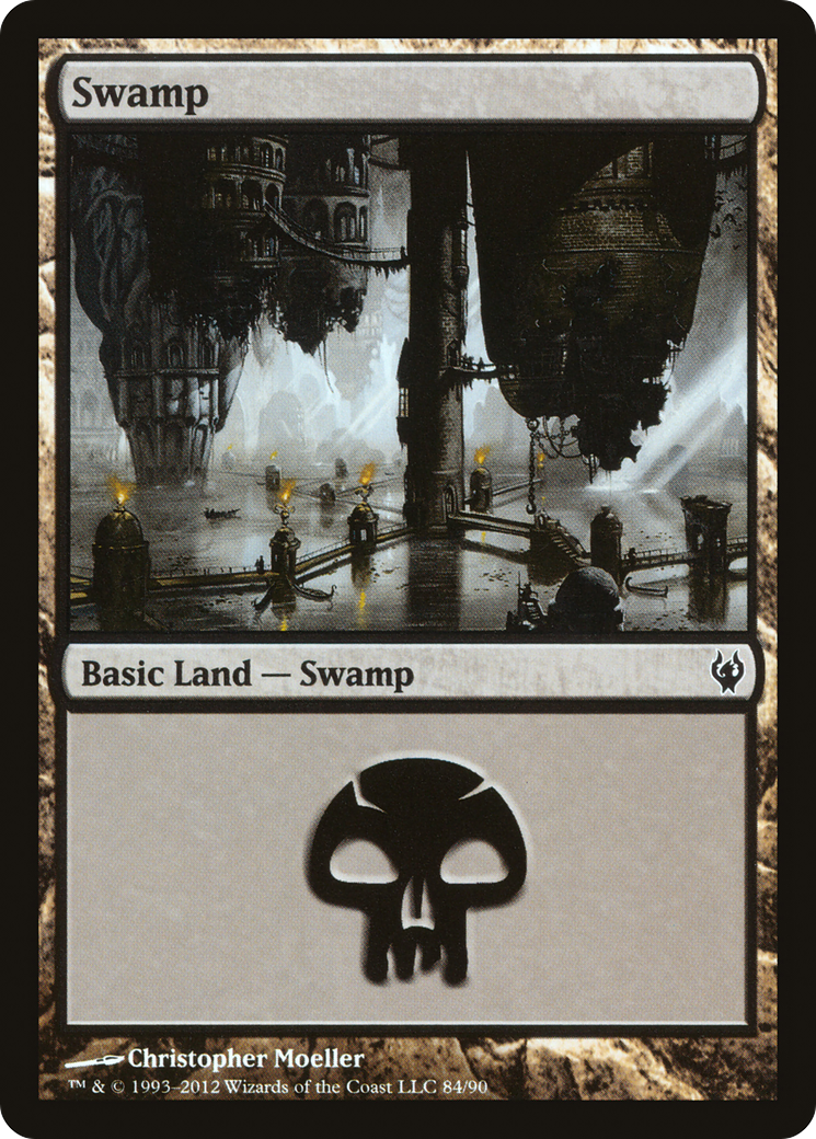 Swamp (84) [Duel Decks: Izzet vs. Golgari]-1