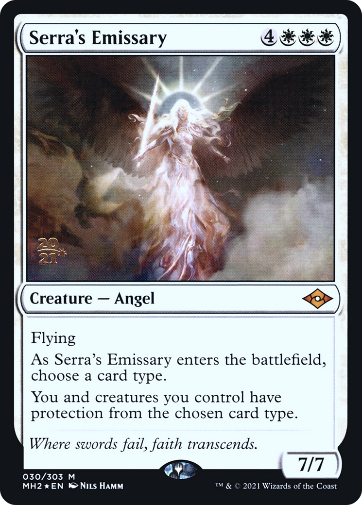 Serra's Emissary [Modern Horizons 2 Prerelease Promos]-1