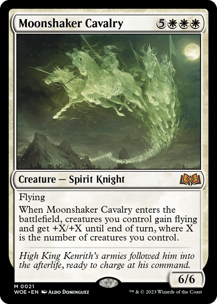 Moonshaker Cavalry [Wilds of Eldraine]-1