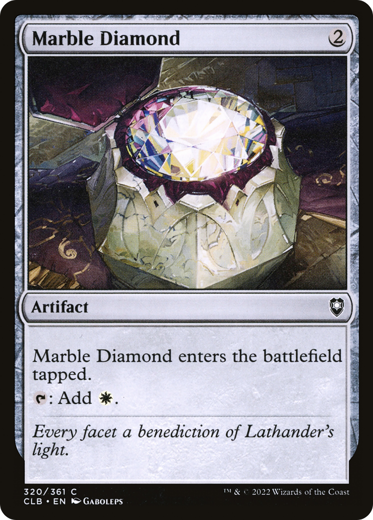 Marble Diamond [Commander Legends: Battle for Baldur's Gate]-1
