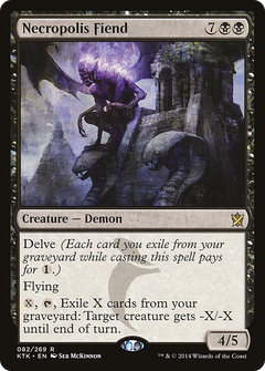 Necropolis Fiend [Khans of Tarkir]-1