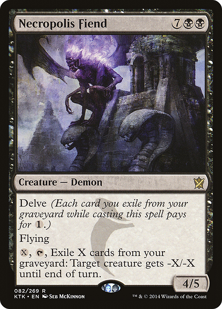 Necropolis Fiend [Khans of Tarkir]-1
