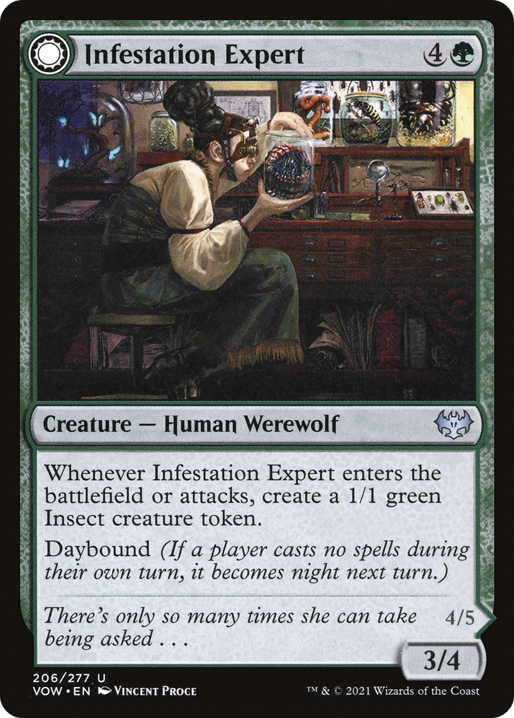 Infestation Expert // Infested Werewolf [Innistrad: Crimson Vow]-3