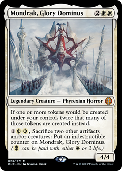 Mondrak, Glory Dominus (Promo Pack) [Phyrexia: All Will Be One Promos]-1