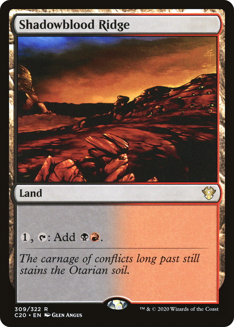 Shadowblood Ridge [Commander 2020]-1