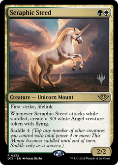 Seraphic Steed (Promo Pack) [Outlaws of Thunder Junction Promos]-1