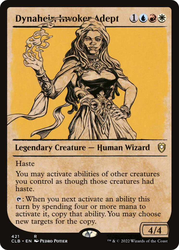 Dynaheir, Invoker Adept (Showcase) [Commander Legends: Battle for Baldur's Gate]-1