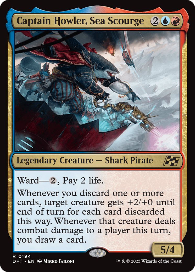 Captain Howler, Sea Scourge [Aetherdrift]-1