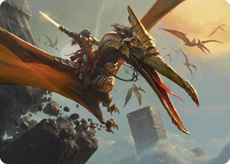 Skyhunter Strike Force Art Card [Phyrexia: All Will Be One Art Series]-1