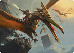 Skyhunter Strike Force Art Card [Phyrexia: All Will Be One Art Series]-1