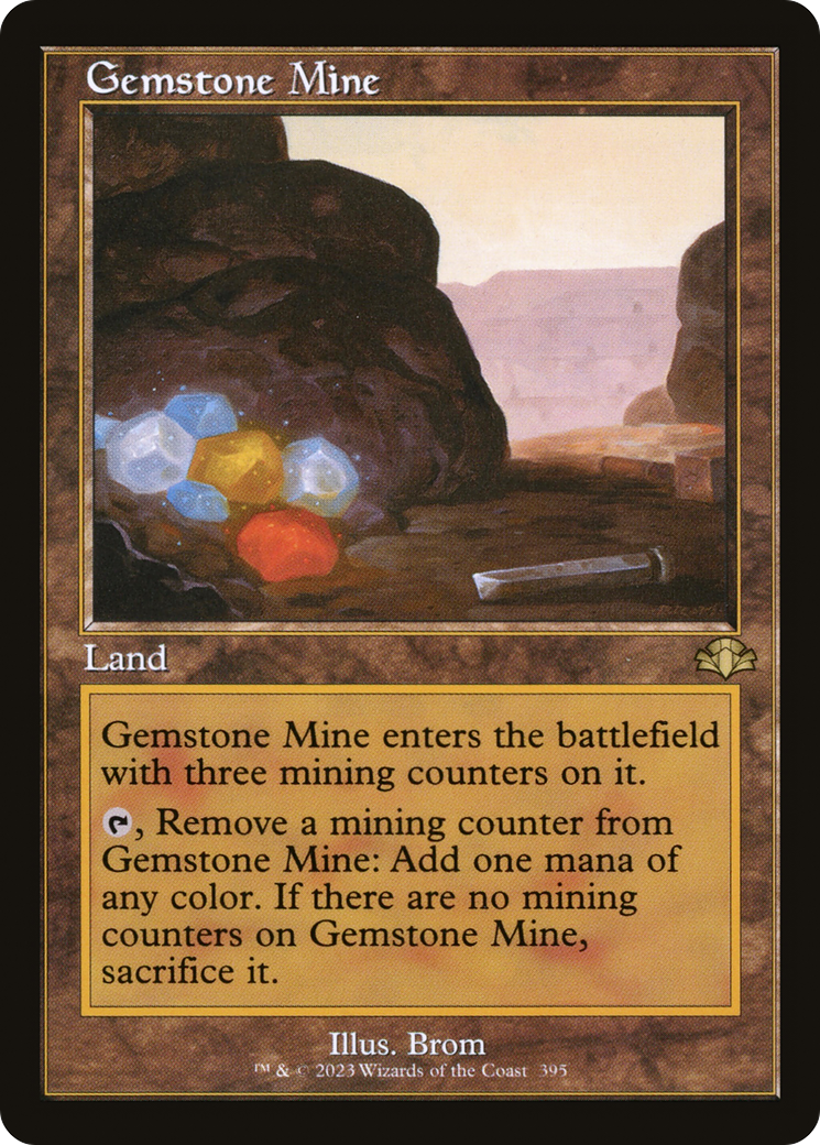 Gemstone Mine (Retro) [Dominaria Remastered]-1