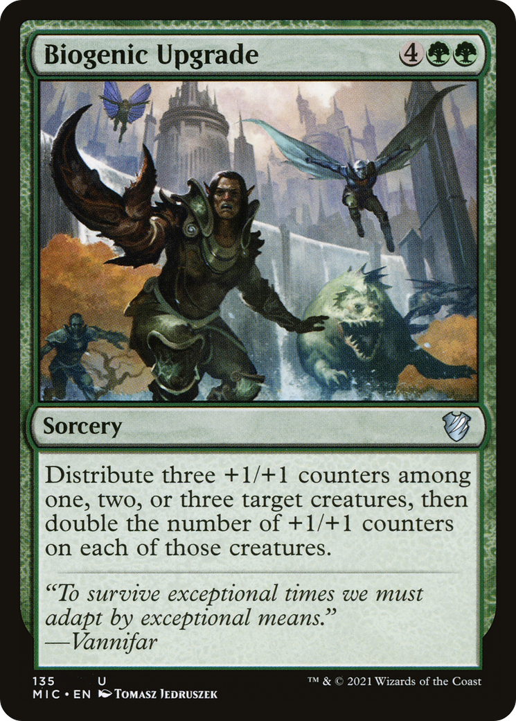 Biogenic Upgrade [Innistrad: Midnight Hunt Commander]-1