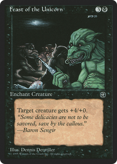 Feast of the Unicorn (Baron Sengir Flavor Text) [Homelands]-1