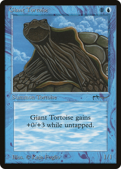 Giant Tortoise (Dark Mana Cost) [Arabian Nights]-1