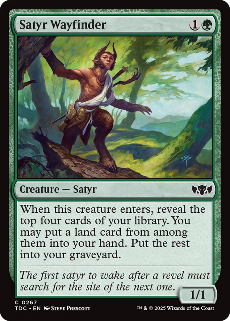 Satyr Wayfinder [Tarkir: Dragonstorm Commander]-1