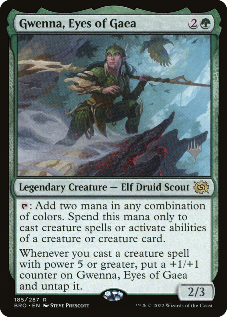 Gwenna, Eyes of Gaea (Promo Pack) [The Brothers' War Promos]-1