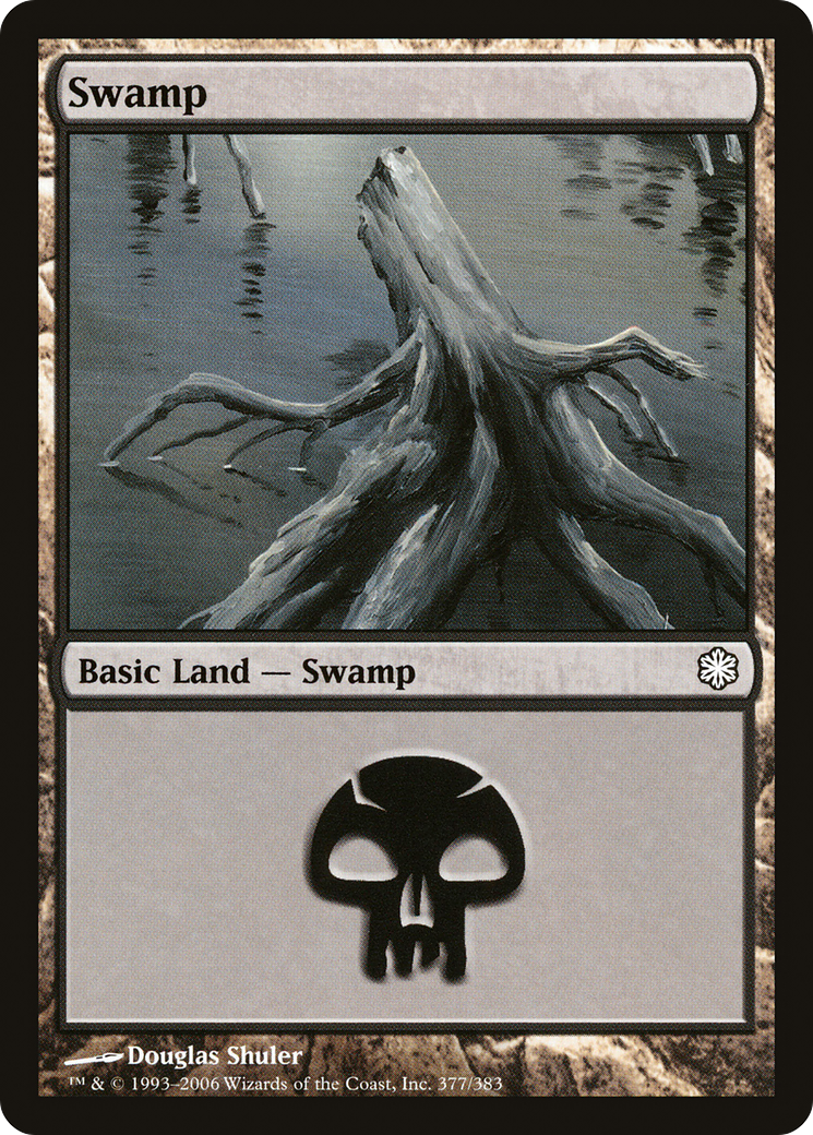 Swamp (377) [Coldsnap Theme Decks]-1