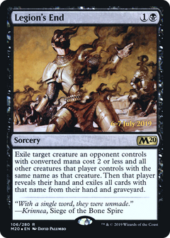 Legion's End [Core Set 2020 Prerelease Promos]-1