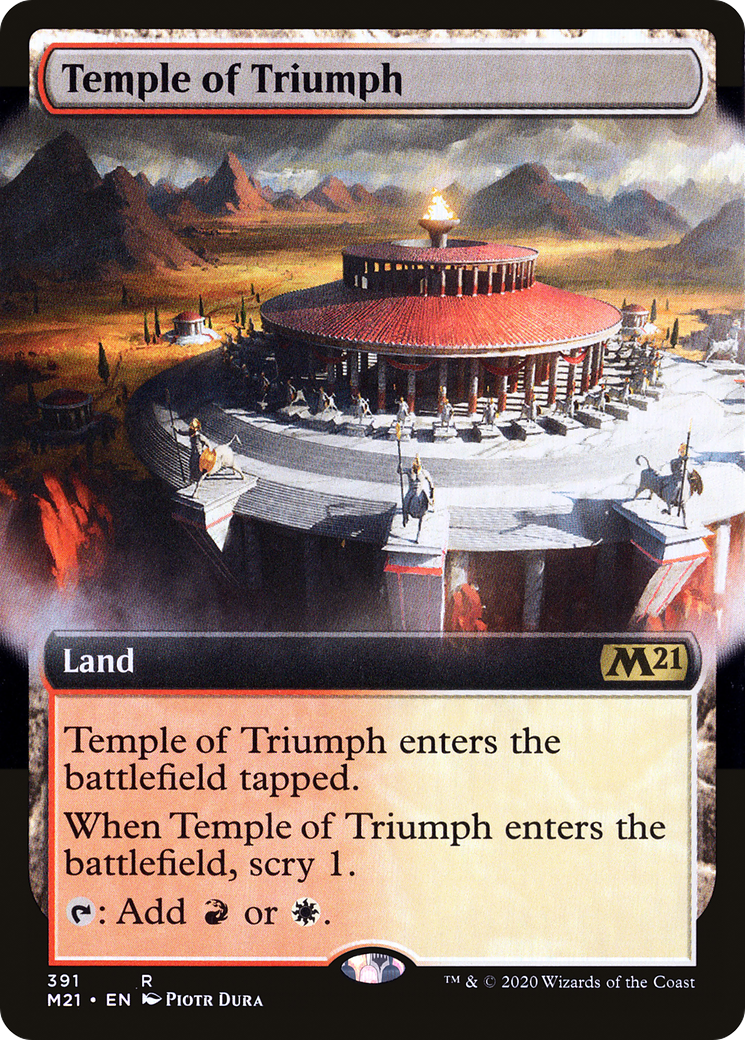 Temple of Triumph (Extended Art) [Core Set 2021]-1