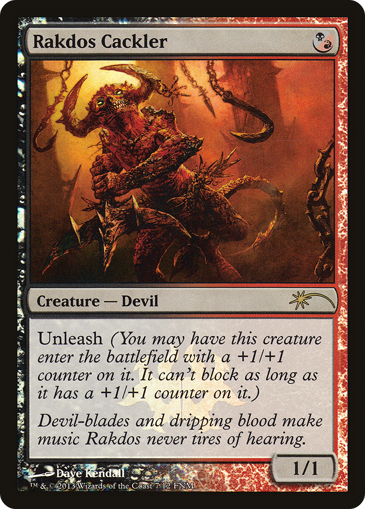 Rakdos Cackler [Friday Night Magic 2013]-1