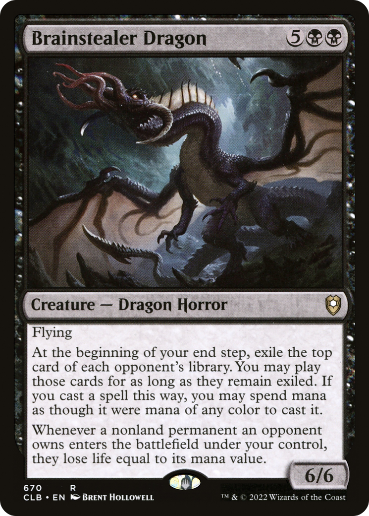 Brainstealer Dragon [Commander Legends: Battle for Baldur's Gate]-1