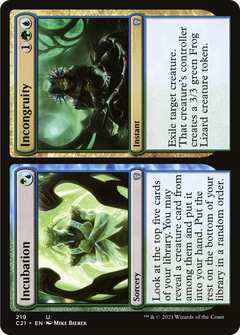 Incubation // Incongruity [Commander 2021]-1