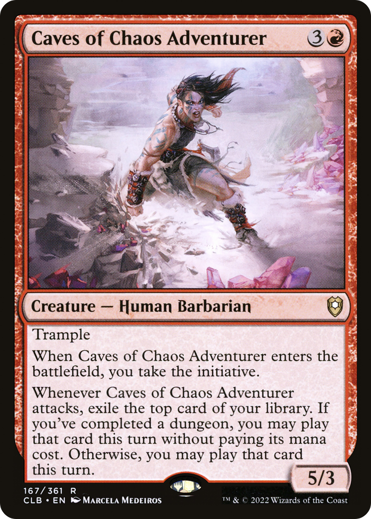Caves of Chaos Adventurer [Commander Legends: Battle for Baldur's Gate]-1