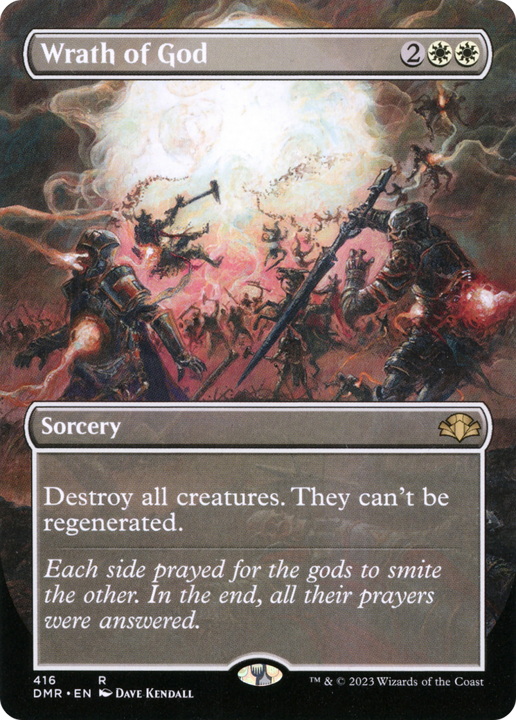 Wrath of God (Borderless) (DMR-416) - Dominaria Remastered (Borderless) Foil-1