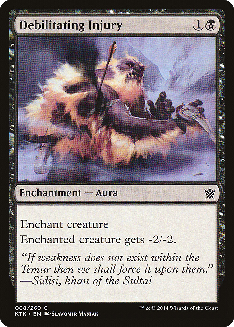 Debilitating Injury [Khans of Tarkir]-1