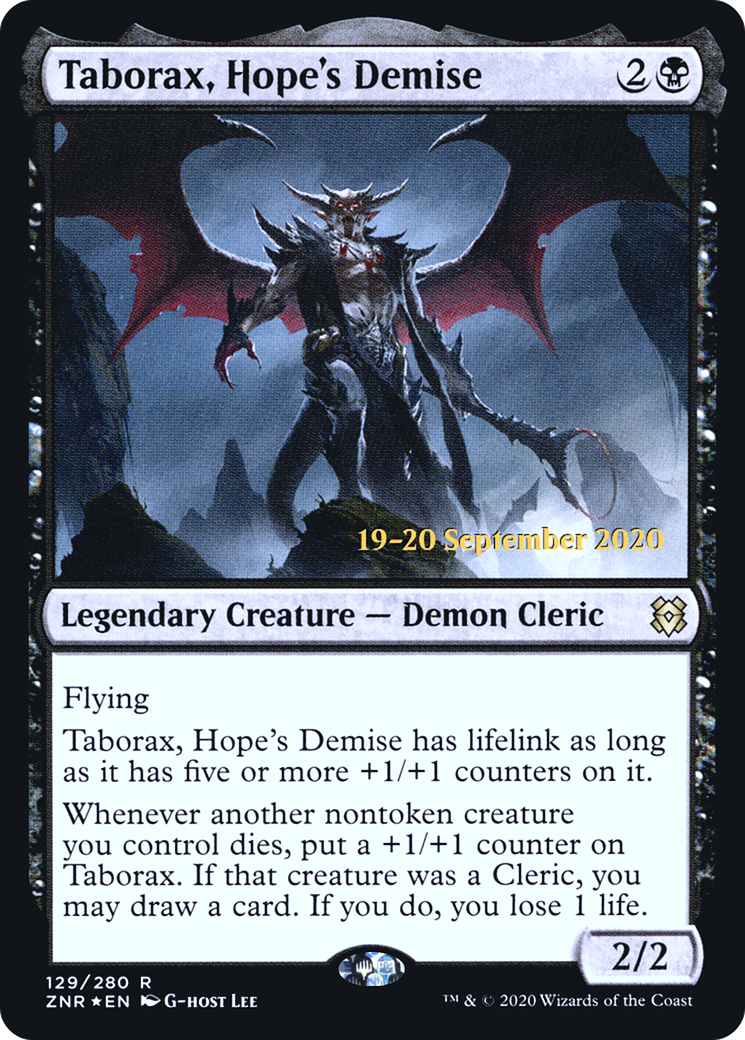 Taborax, Hope's Demise [Zendikar Rising Prerelease Promos]-1