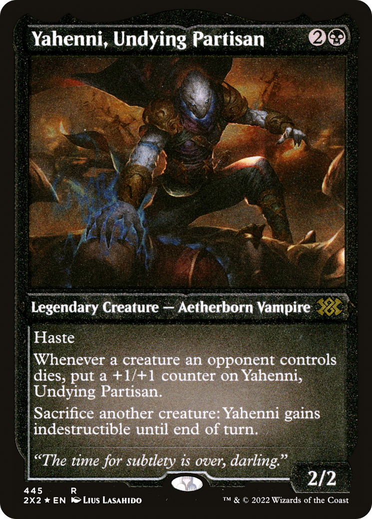 Yahenni, Undying Partisan (Foil Etched) (2X2-445) - Double Masters 2022 Foil-1