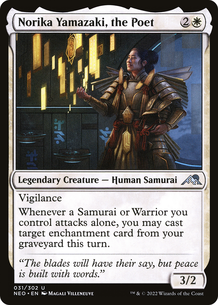 Norika Yamazaki, the Poet [Kamigawa: Neon Dynasty]-1