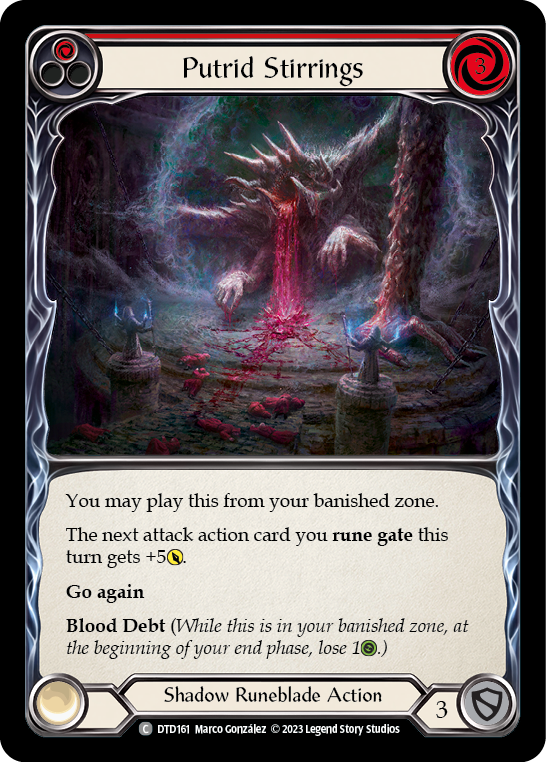 Putrid Stirrings (Red) [DTD161] (Dusk Till Dawn)  Rainbow Foil-2