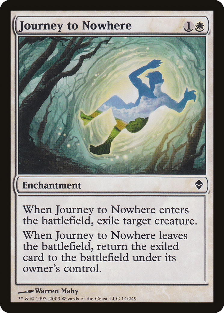 Journey to Nowhere [Zendikar]-1