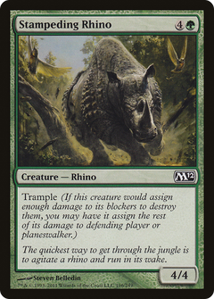 Stampeding Rhino [Magic 2012]-1