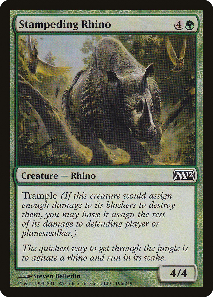 Stampeding Rhino [Magic 2012]-1