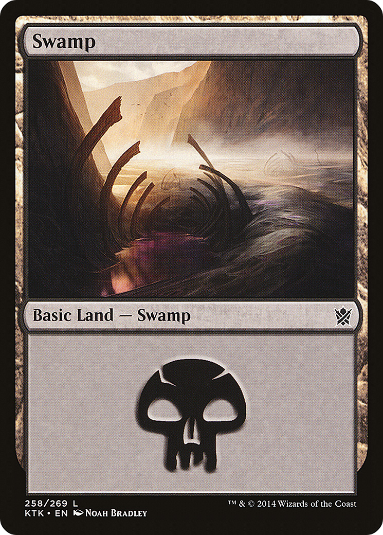 Swamp (258) [Khans of Tarkir]-1