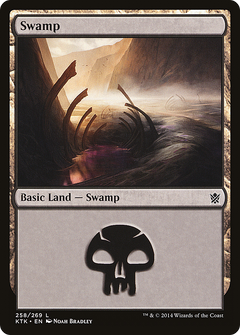 Swamp (258) [Khans of Tarkir]-1