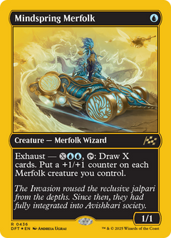 Mindspring Merfolk (First-Place Foil) [Aetherdrift]-1